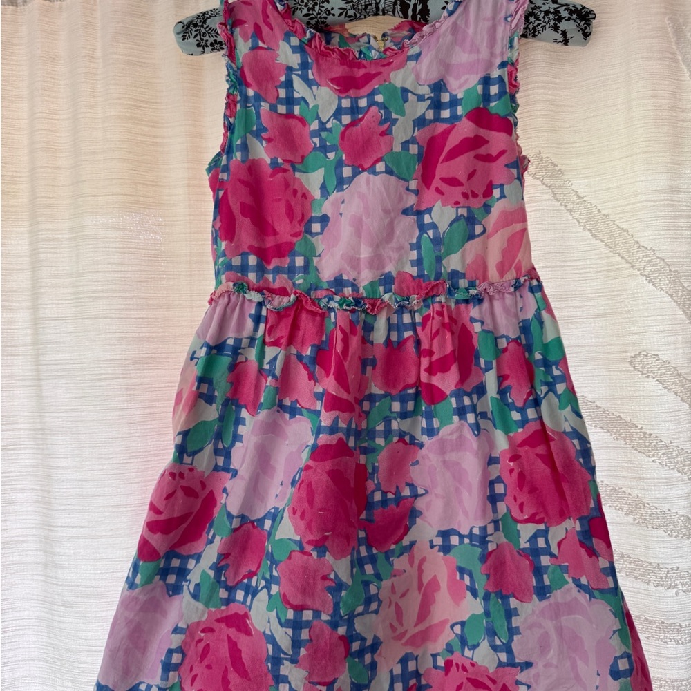 VINEYARD VINES Pink and Blue Kids Dress. Size 8 (145th Kentucky Derby Dress)